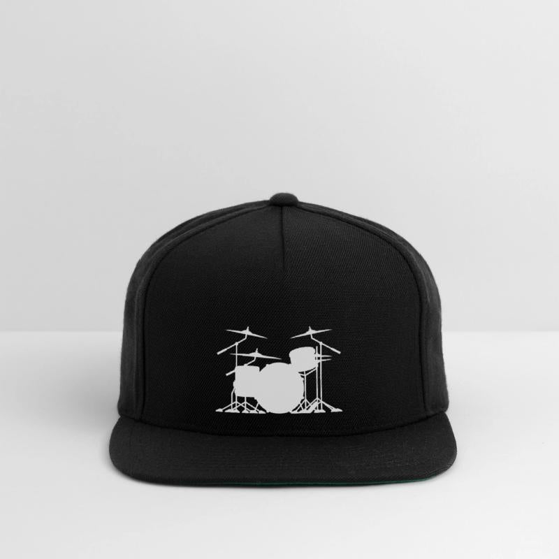 Drum set silhouette illustration