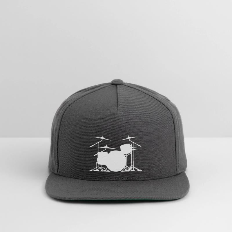 Drum set silhouette illustration