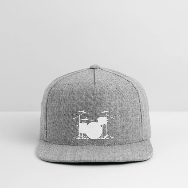 Drum set silhouette illustration