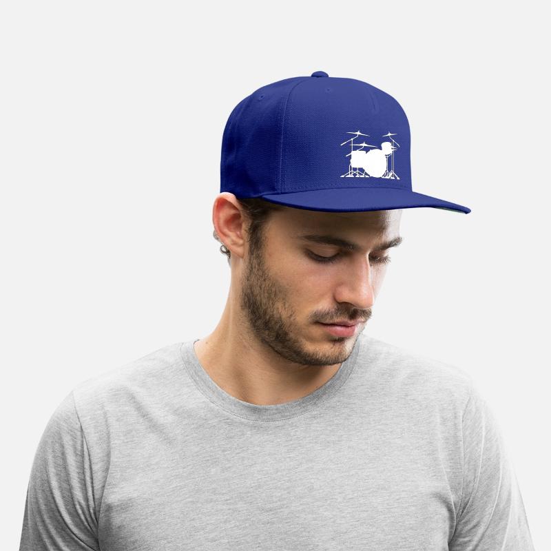 Drum set silhouette illustration