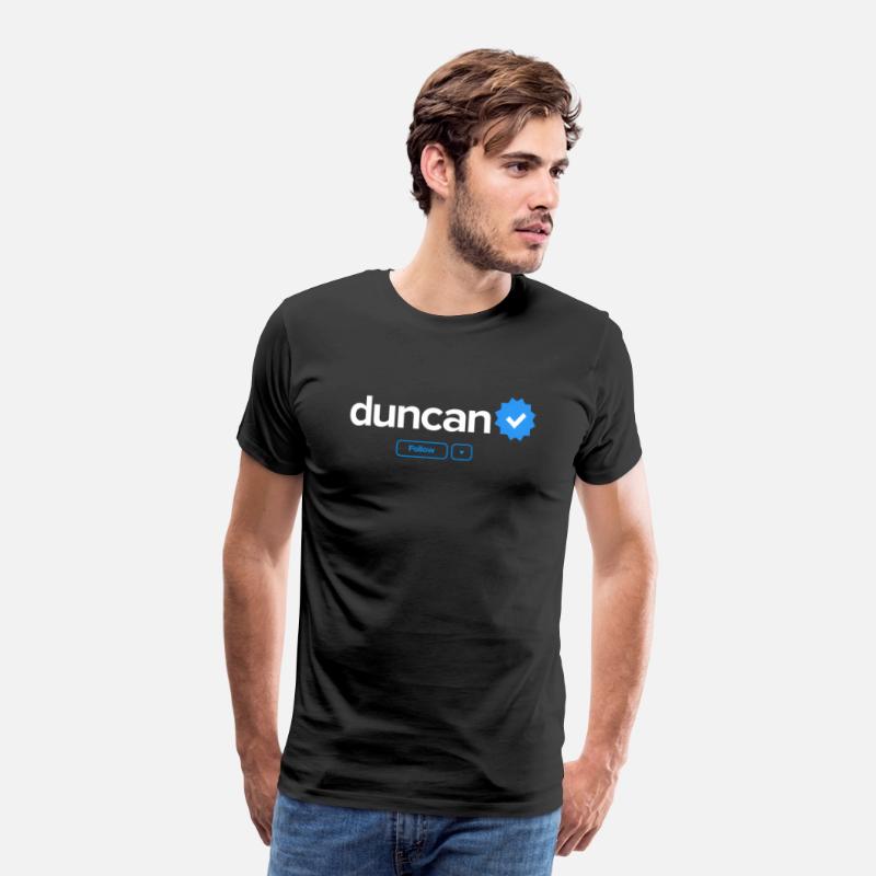Duncan First Name Verified Badge Social Media Dunc