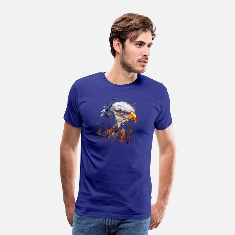 Eagle Headphone Animal Illustration