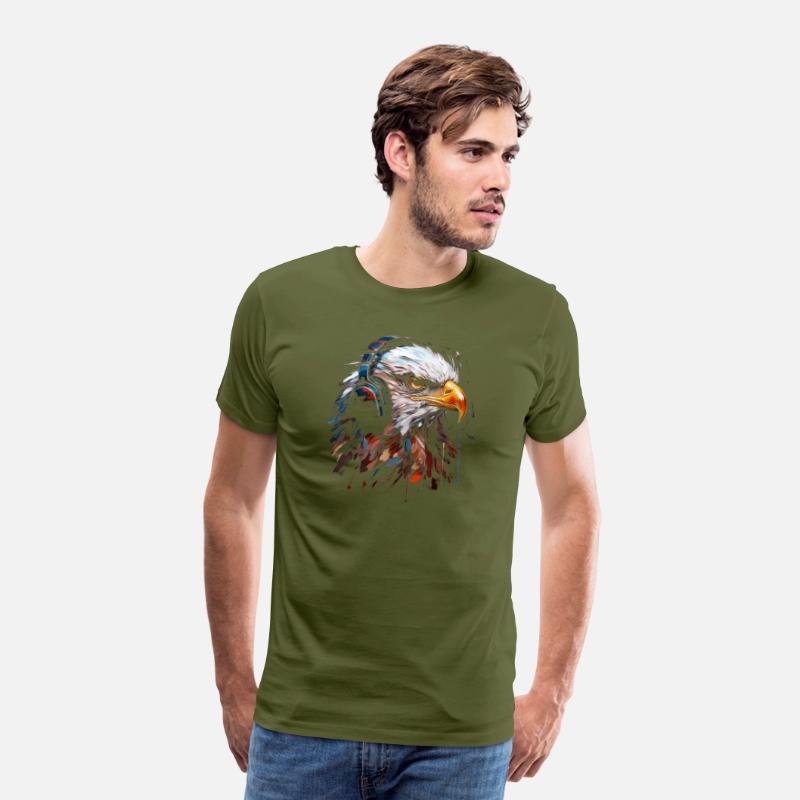 Eagle Headphone Animal Illustration
