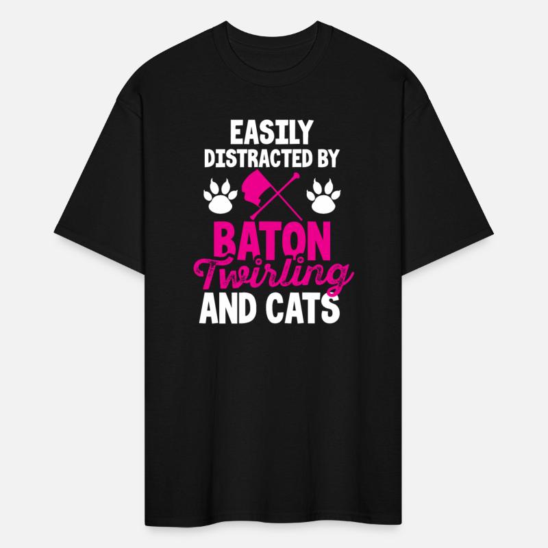 Easily Distracted By Baton Twirling and Cats Baton