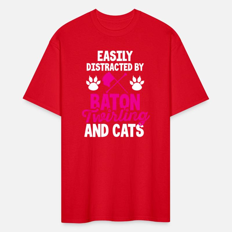 Easily Distracted By Baton Twirling and Cats Baton