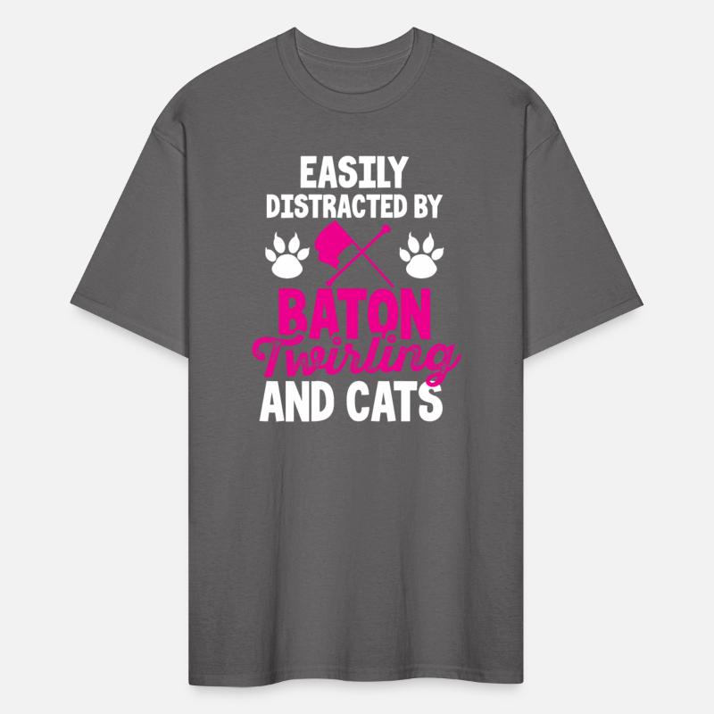 Easily Distracted By Baton Twirling and Cats Baton