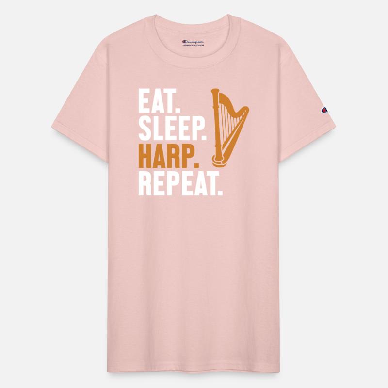 Eat Sleep Harp Repeat Harpist Konghou Pedal Harp