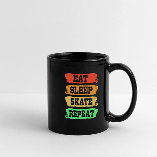 Eat Sleep Skate Repeat Retro Skateboard Longboard