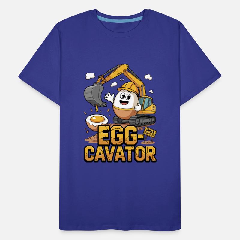 🚜🥚 Egg-Cavator – Funny Excavator Egg Pun Design