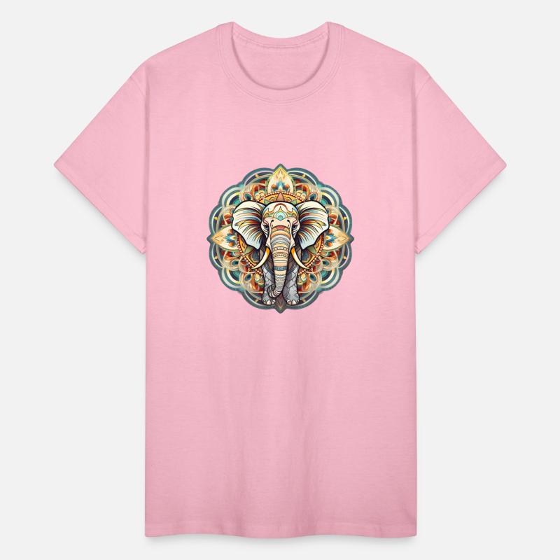Elephant Colored Mandala Art