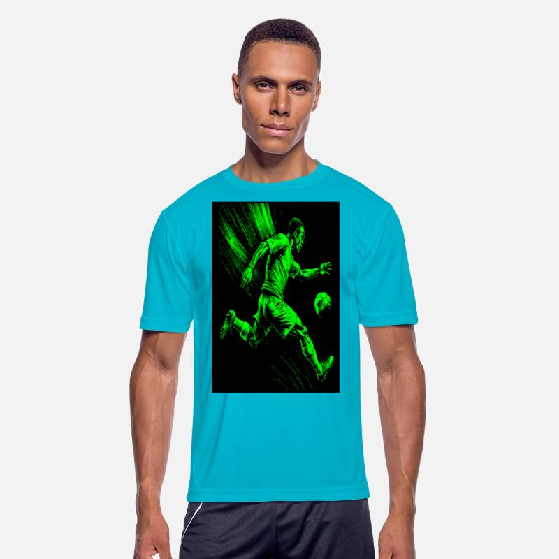 Emerald Striker,Illustration of Footballer