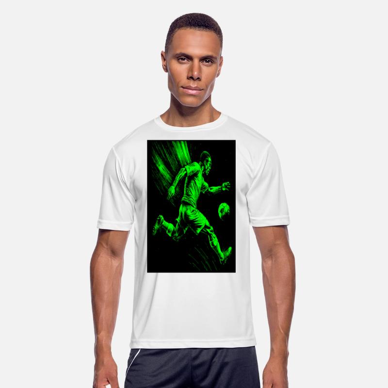 Emerald Striker,Illustration of Footballer