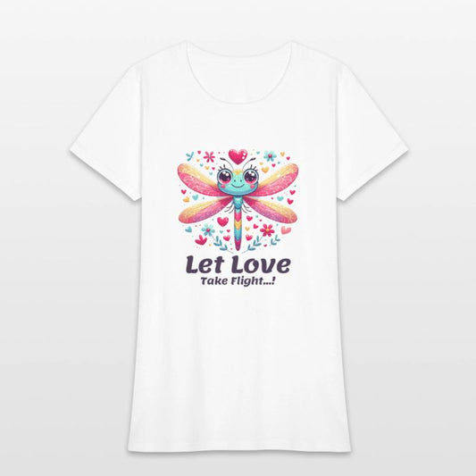 Enchanted Dragonfly Love Heart