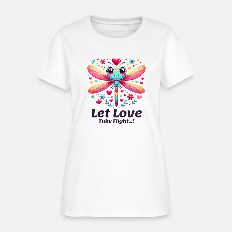 Enchanted Dragonfly Love Heart