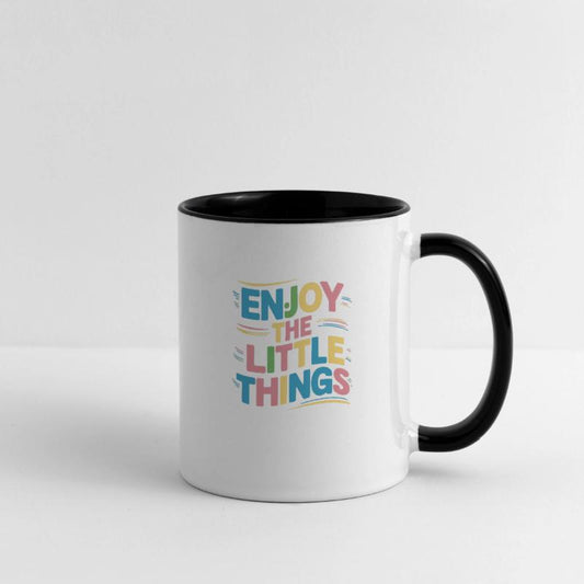 "Enjoy the little things " t shirt design.