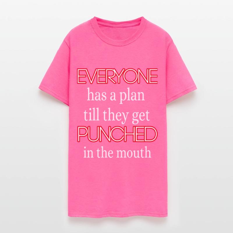 Everyone has a plan till th in the mey get punched