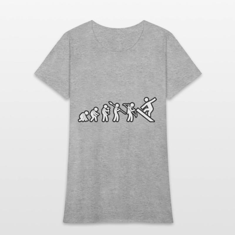 Evolution Snowboard White Grunge