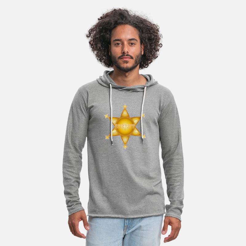 exceptional gold-colored sheriff's star