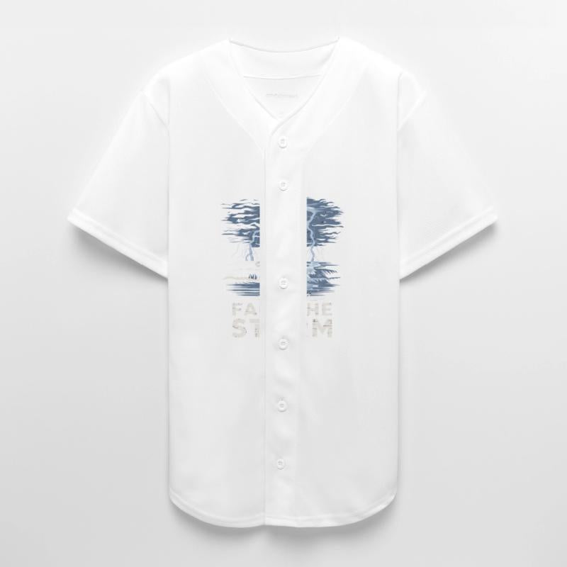 Face The Storm Power Strength Thunder Design