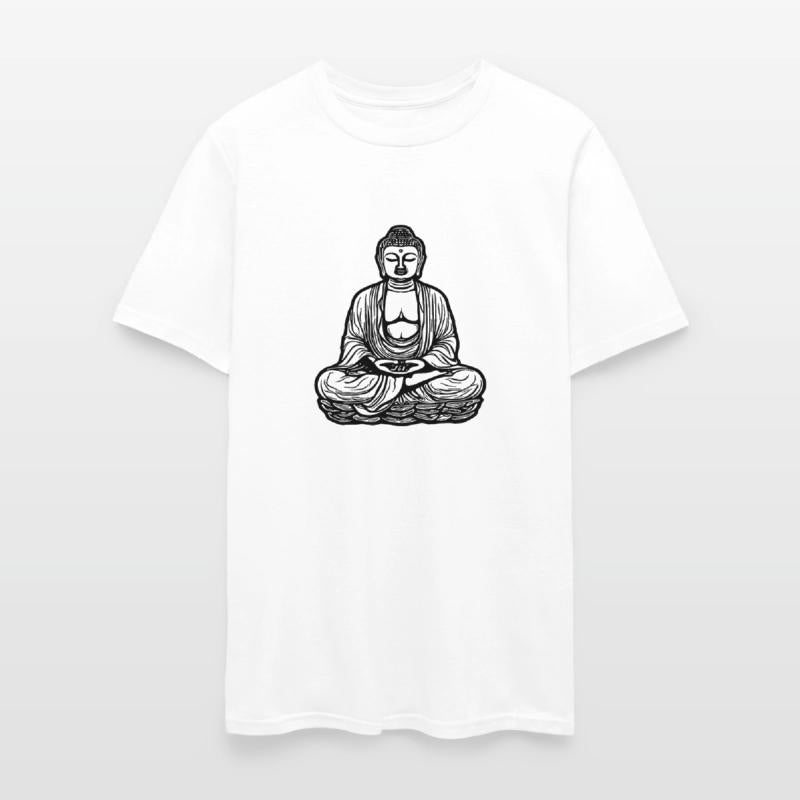 Far Eastern Buddha Lotus Meditation Tattoo Style