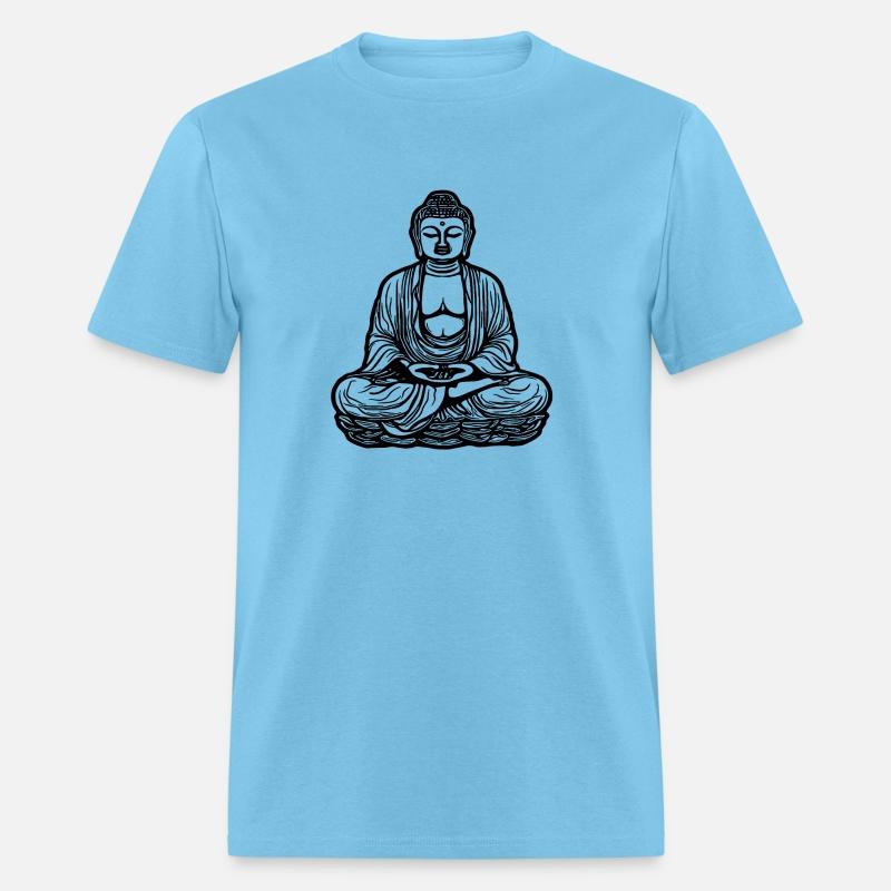 Far Eastern Buddha Lotus Meditation Tattoo Style