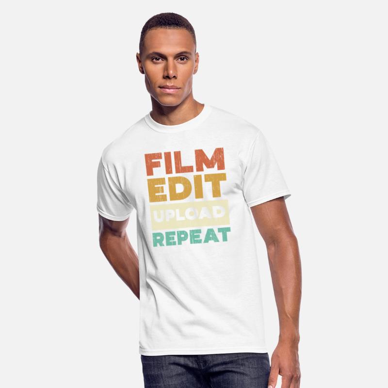 Film Edit Upload Repeat Content Creator Vlogger