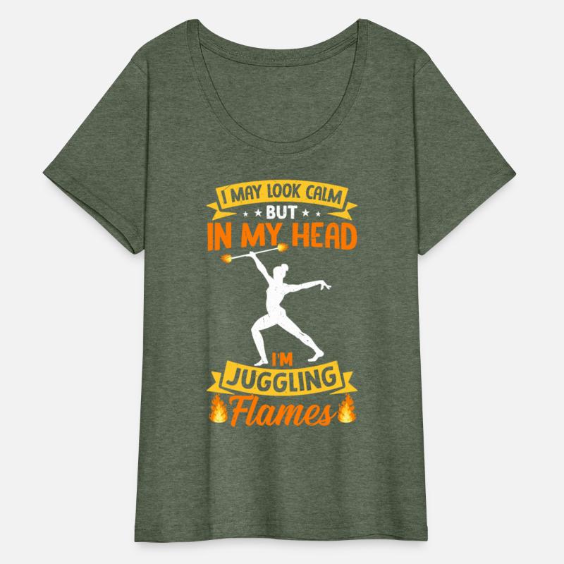 Fire Baton Twirling Enthusiast Design