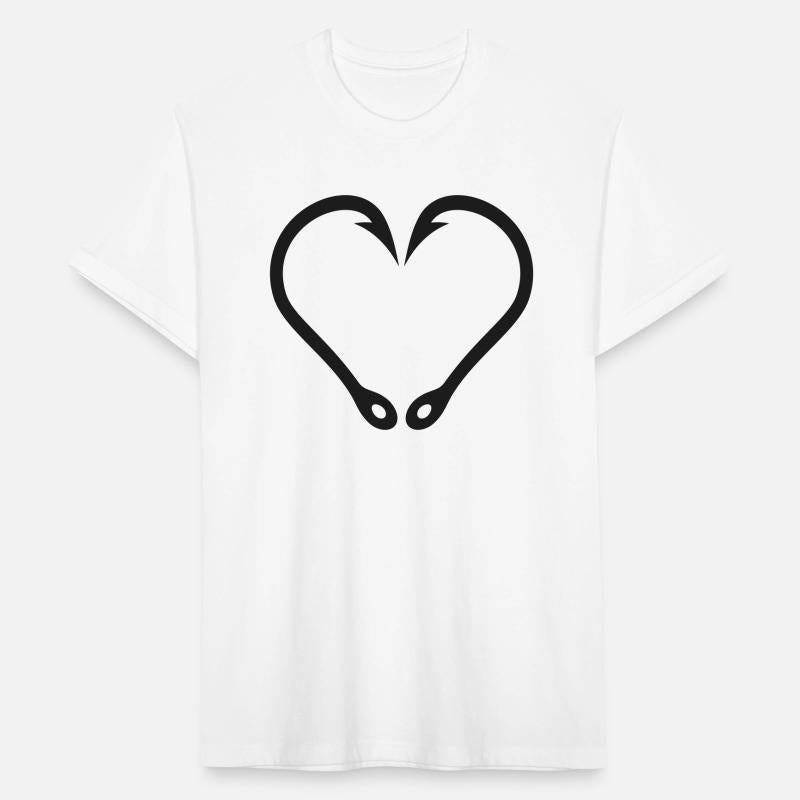 fishing hook heart