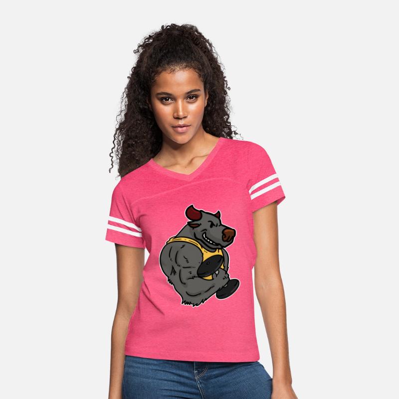 FLEXING BULL BODY BUILDER