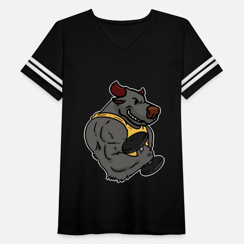 FLEXING BULL BODY BUILDER