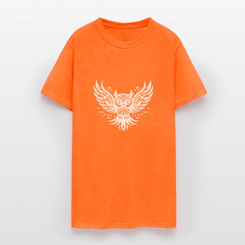 Flying Owl In Tattoo Style