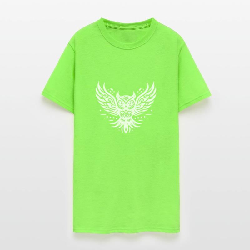 Flying Owl In Tattoo Style