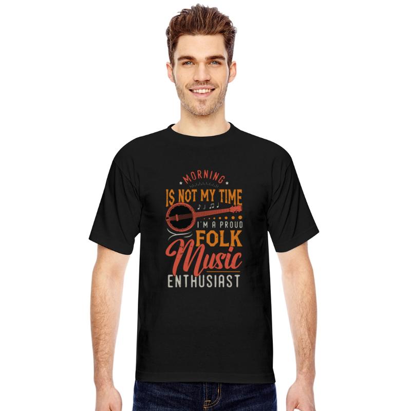 Folk Music Morning Is Not My Time Banjo Player