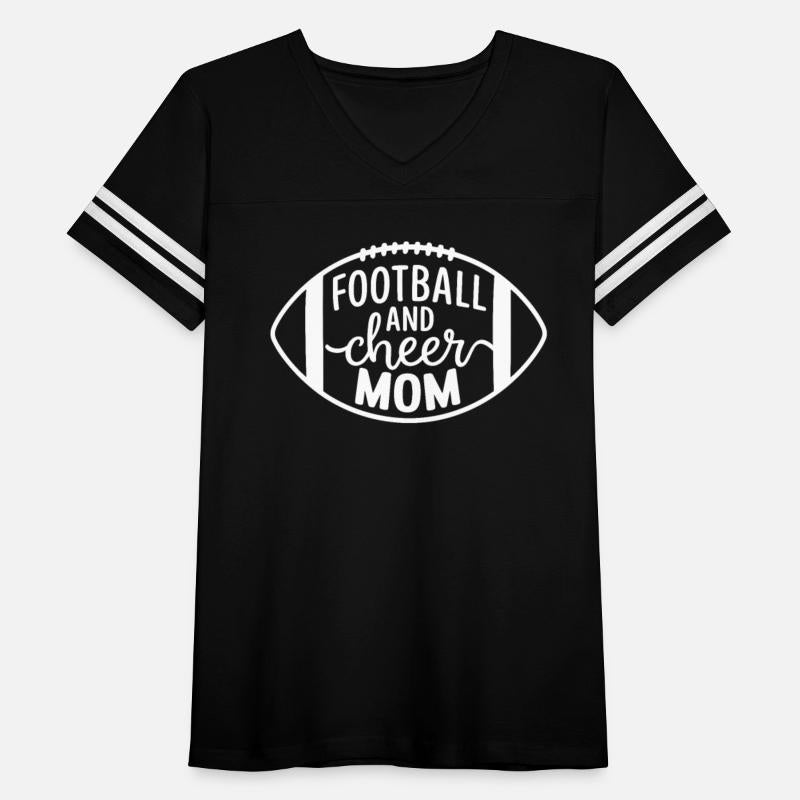 Football And Cheer Mom Proud Team Support