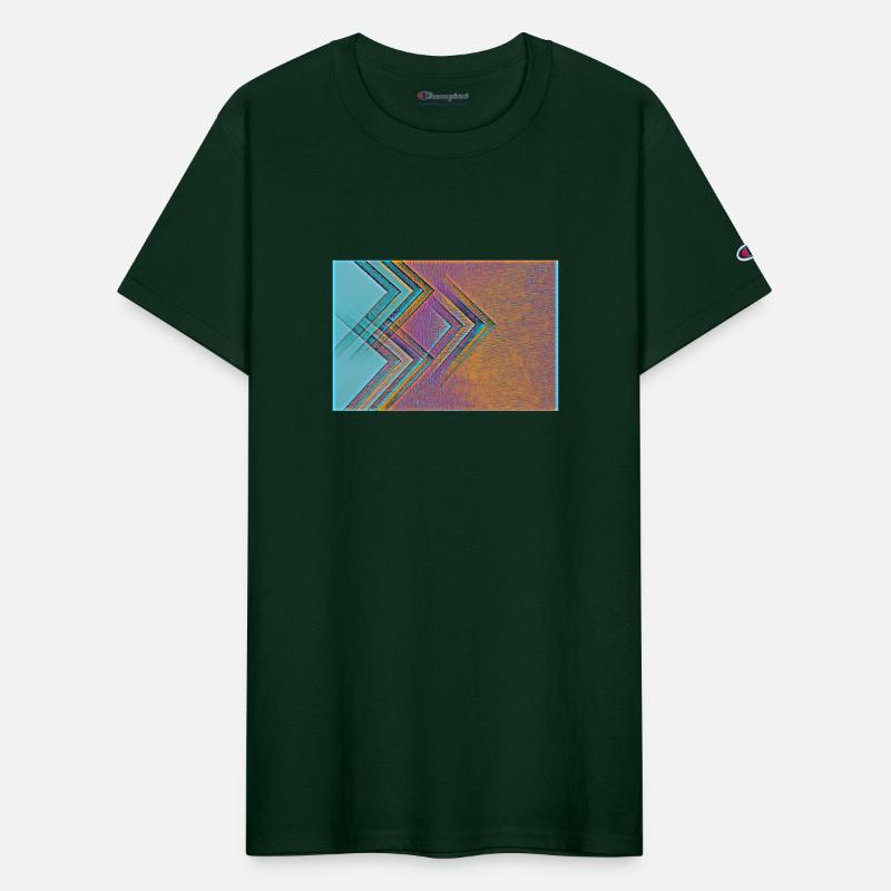 Forward Arrows Design in Blue, Orange and Brown