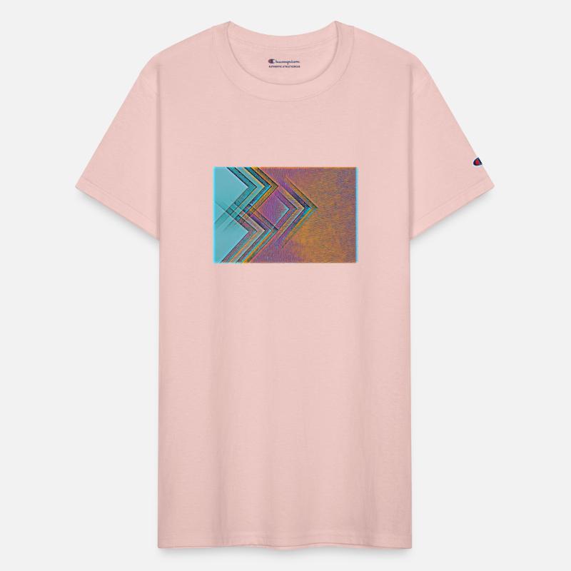 Forward Arrows Design in Blue, Orange and Brown