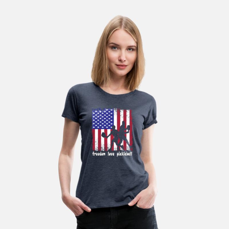 Freedom Love Pickleball 4th of July American Flag