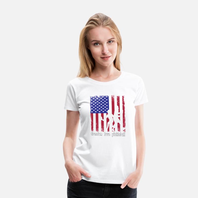 Freedom Love Pickleball 4th of July American Flag