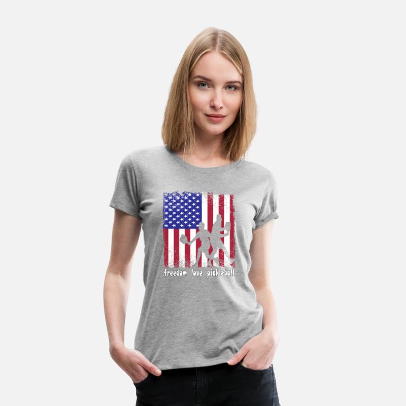 Freedom Love Pickleball 4th of July American Flag