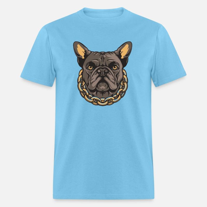 French Bulldog with gold necklace