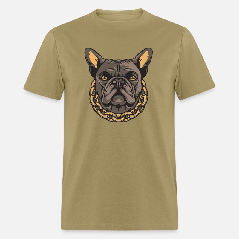 French Bulldog with gold necklace