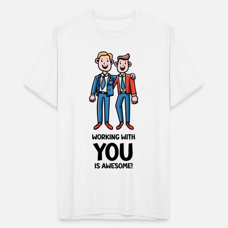 Friends from work - two men