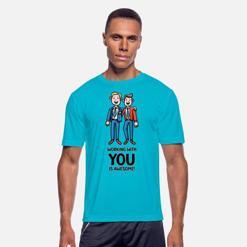 Friends from work - two men