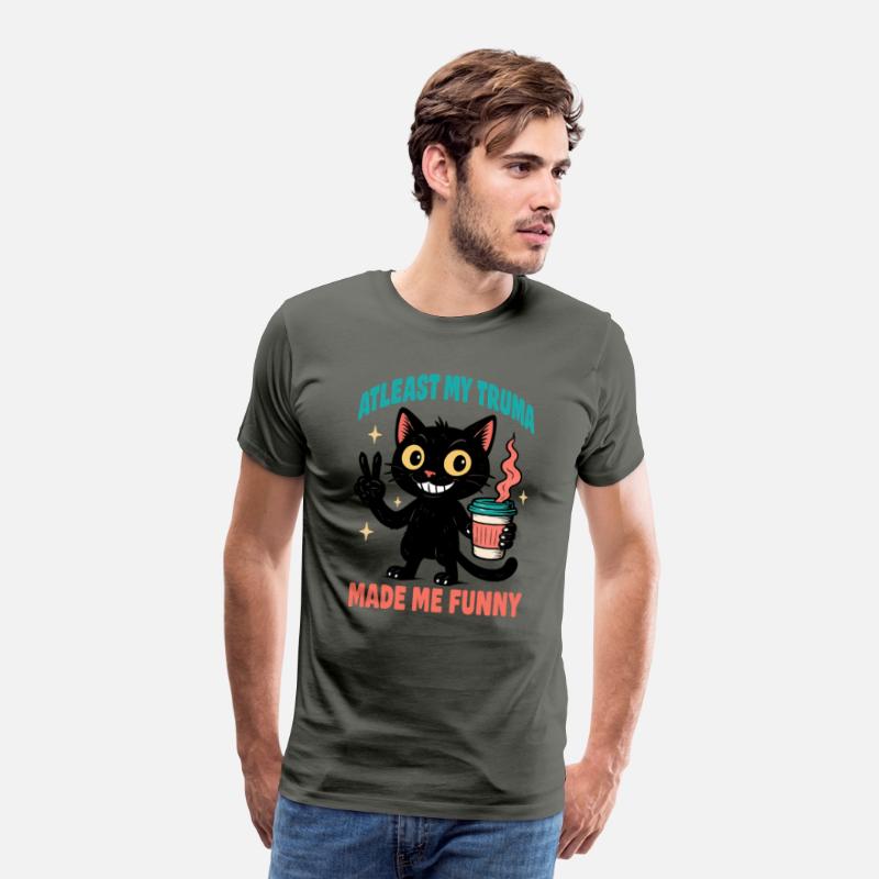 Funny Black Cat Trauma Humor