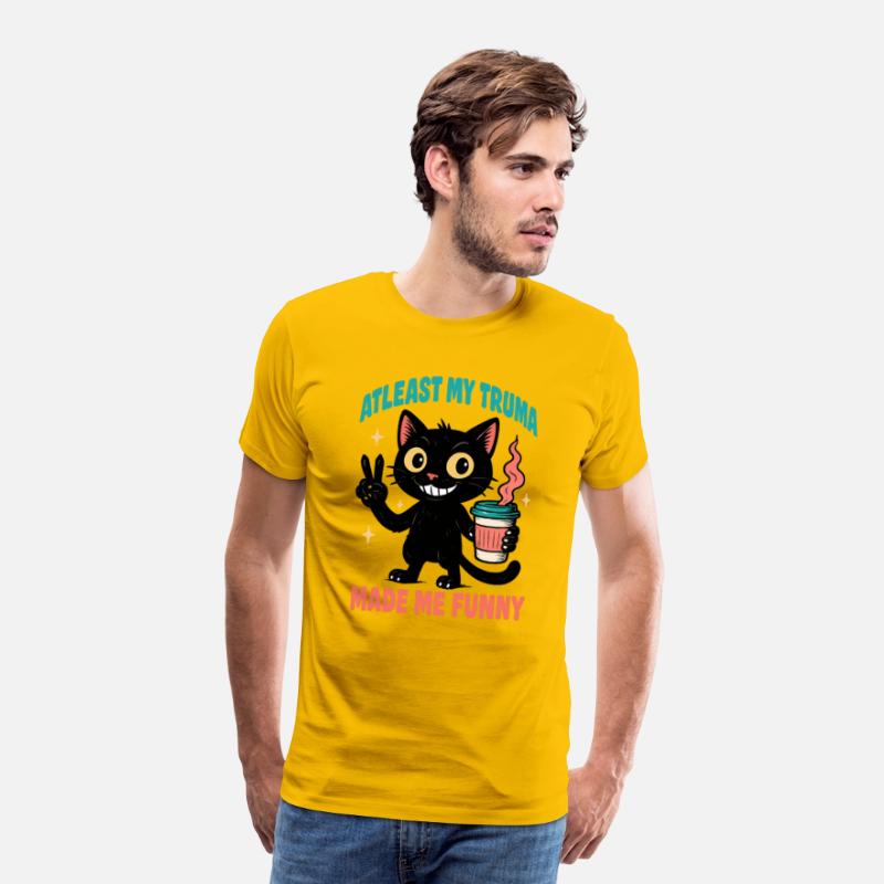 Funny Black Cat Trauma Humor