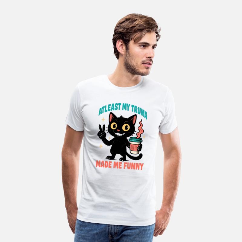 Funny Black Cat Trauma Humor