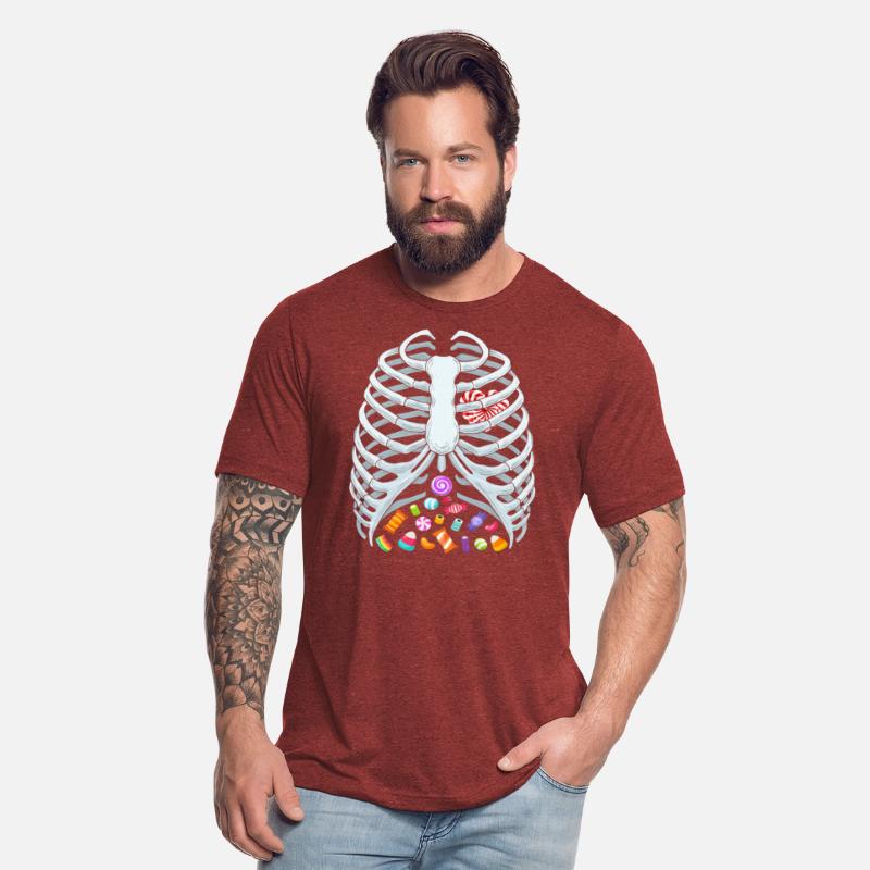 Funny Candy Skeleton Rib Cage Halloween Costume