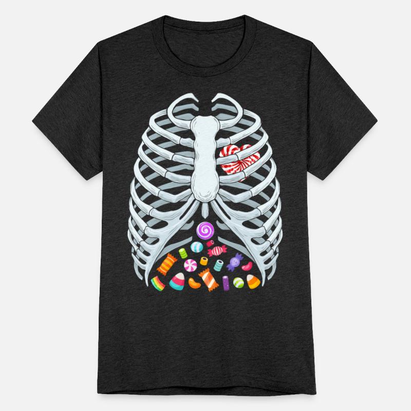 Funny Candy Skeleton Rib Cage Halloween Costume