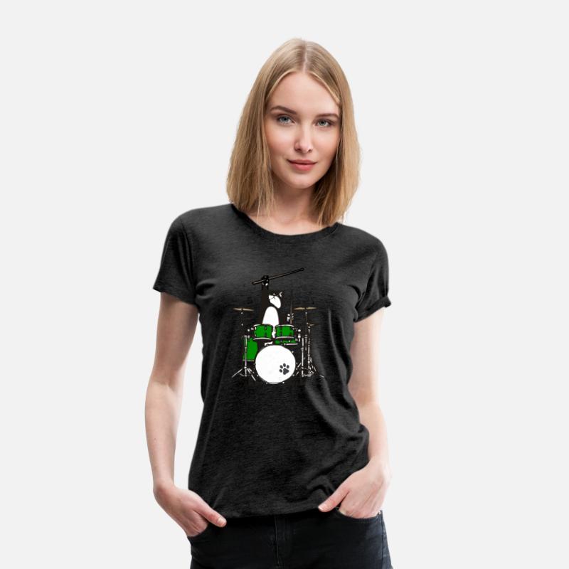 Funny Cat Playing Drums