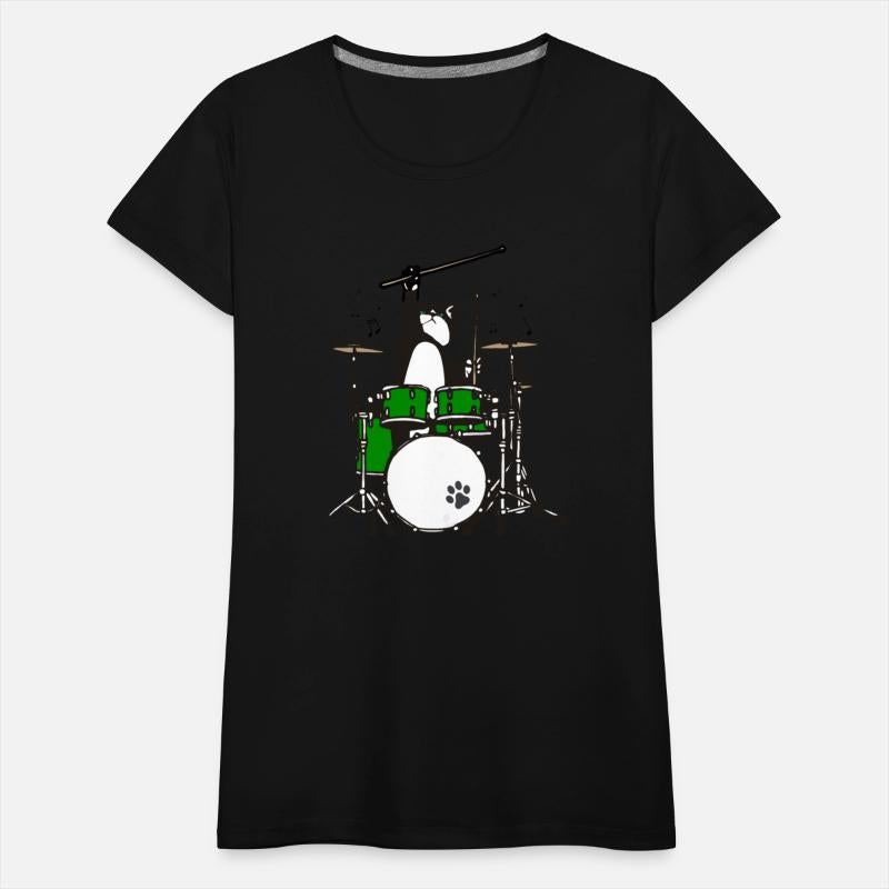 Funny Cat Playing Drums